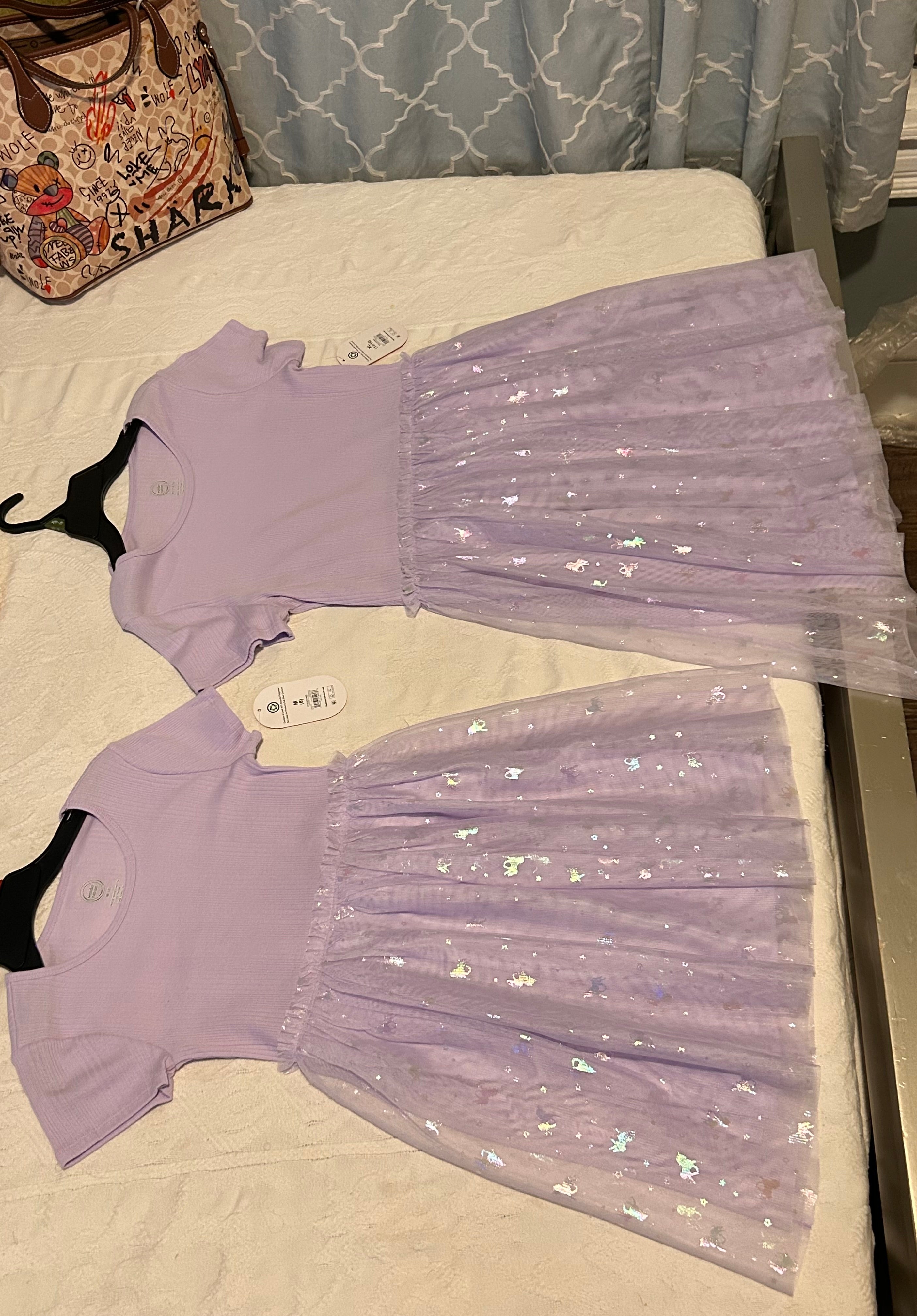 Wonder Nation Purple Tulle Dresses, selling both sizes M8 , XL14-16
