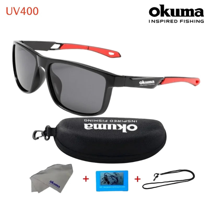 Okuma Fashion Polarized Glasses UV400, Anti UV, Glare and Strong Light, Suitable for Cycling, Driving, Fishing, Etc