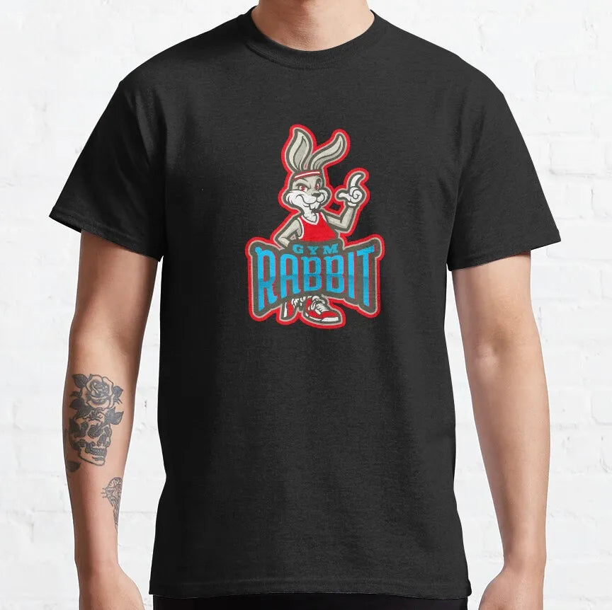 Buns Of Steel Funny Rabbit Crossfit T Shirt  weightlifting GYM bunny 100% Cotton bodybuilding lift weights muscle Clothes