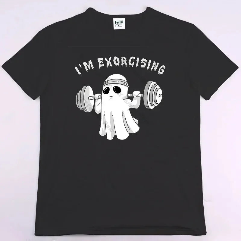 2025 new model Rabbit Fitness Funny Gym Rat Bodybuilding Crewneck T Shirt Men Casual Short Sleeve TShirt