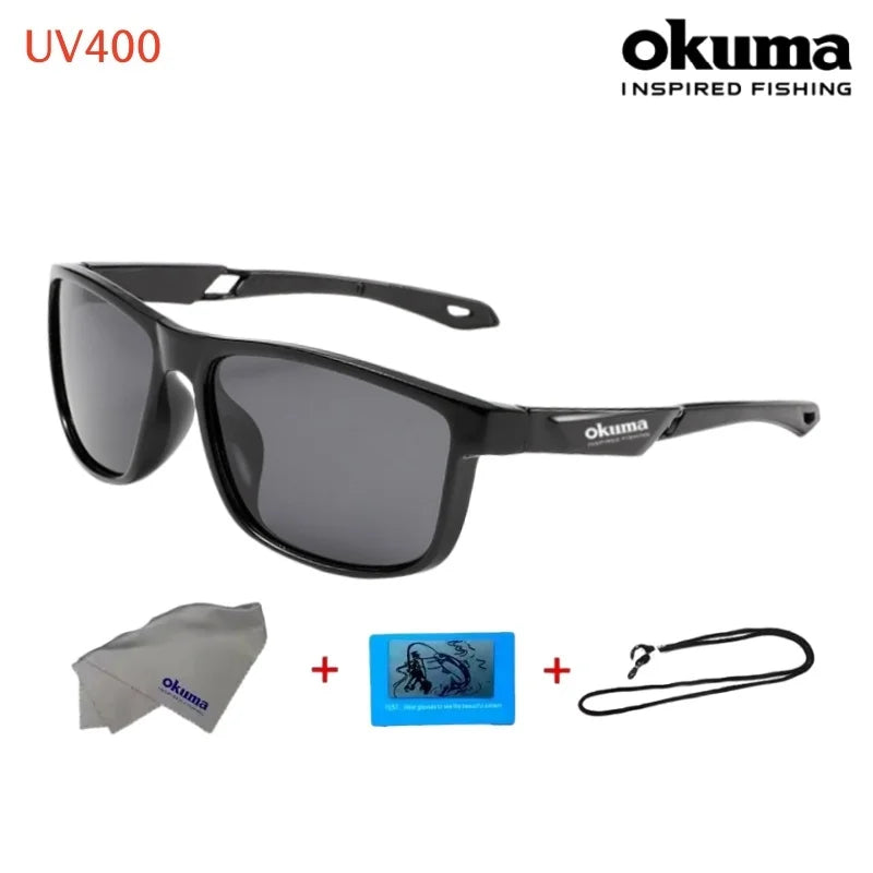 Okuma Fashion Polarized Glasses UV400, Anti UV, Glare and Strong Light, Suitable for Cycling, Driving, Fishing, Etc