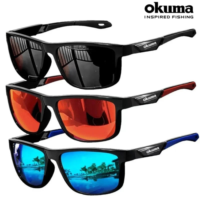 Okuma Fashion Polarized Glasses UV400, Anti UV, Glare and Strong Light, Suitable for Cycling, Driving, Fishing, Etc