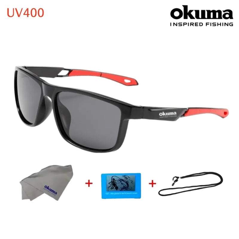 Okuma Fashion Polarized Glasses UV400, Anti UV, Glare and Strong Light, Suitable for Cycling, Driving, Fishing, Etc