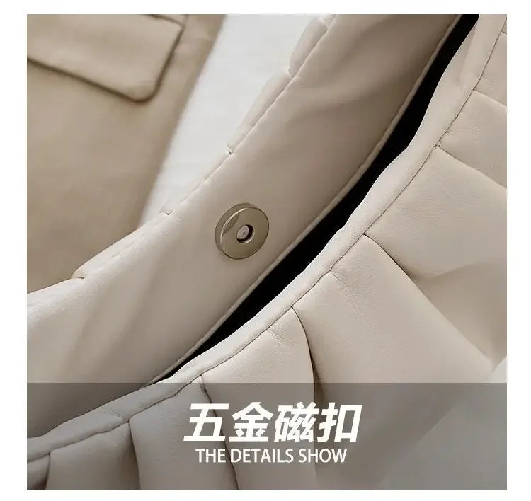 Cloud Pleated Handlebags Designer Handbag Women's Single Crossbody Dumpling Tote Armpit Bag Shopping Shoulder Bags Underarm Bag