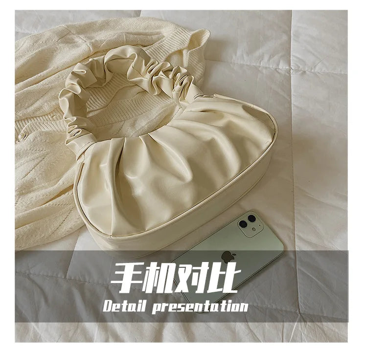 Cloud Pleated Handlebags Designer Handbag Women's Single Crossbody Dumpling Tote Armpit Bag Shopping Shoulder Bags Underarm Bag