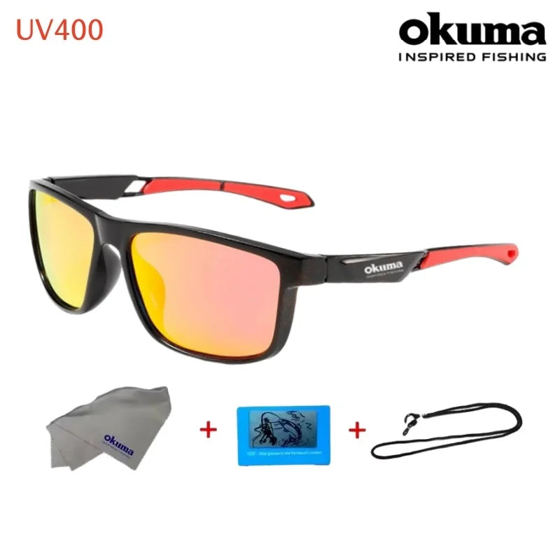 Okuma Fashion Polarized Glasses UV400, Anti UV, Glare and Strong Light, Suitable for Cycling, Driving, Fishing, Etc