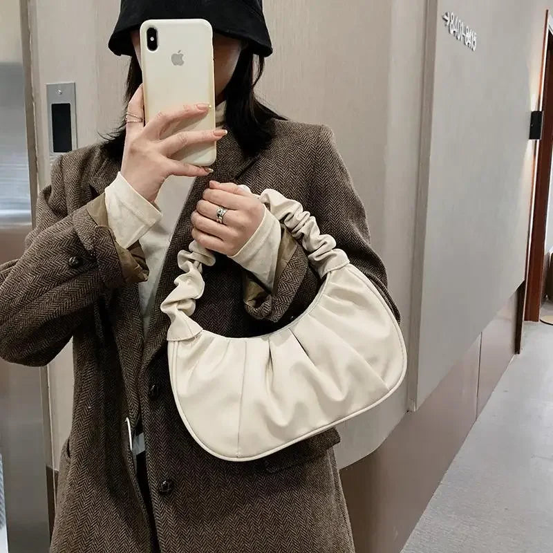 Cloud Pleated Handlebags Designer Handbag Women's Single Crossbody Dumpling Tote Armpit Bag Shopping Shoulder Bags Underarm Bag
