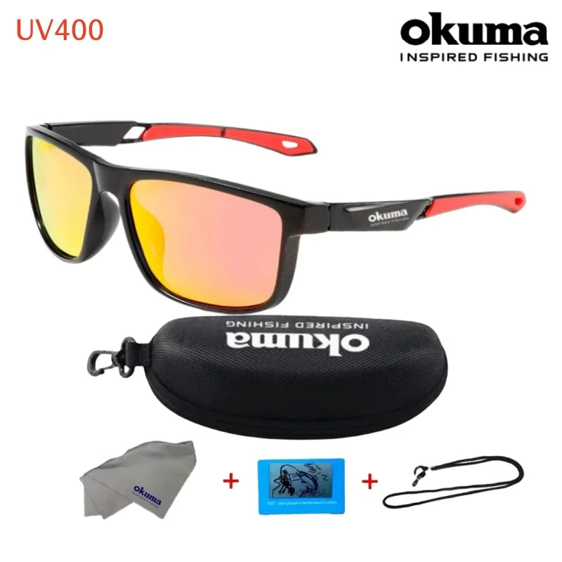 Okuma Fashion Polarized Glasses UV400, Anti UV, Glare and Strong Light, Suitable for Cycling, Driving, Fishing, Etc