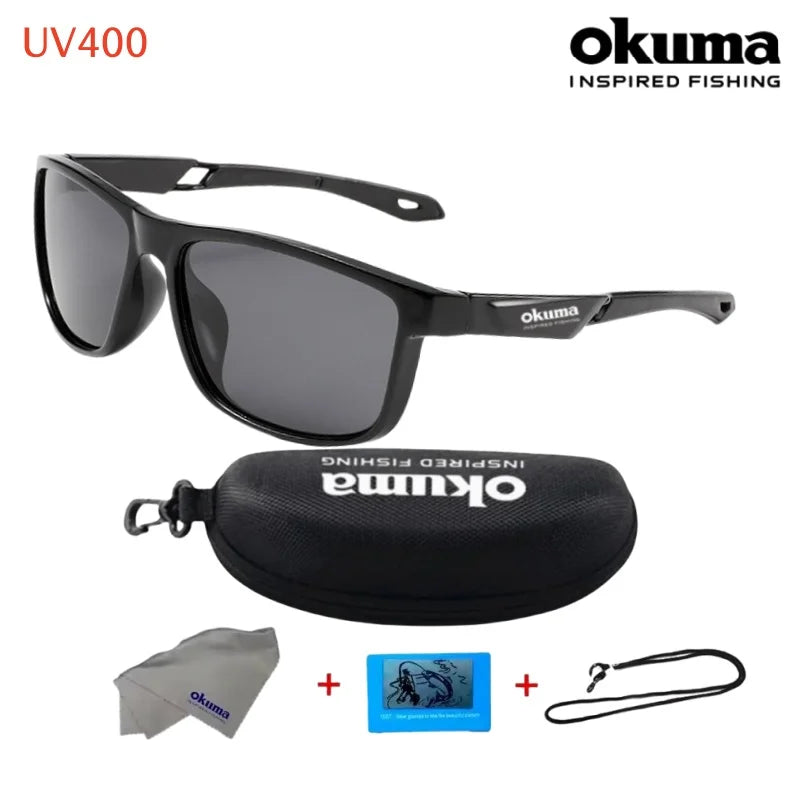Okuma Fashion Polarized Glasses UV400, Anti UV, Glare and Strong Light, Suitable for Cycling, Driving, Fishing, Etc
