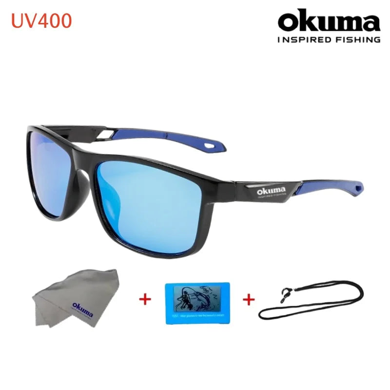 Okuma Fashion Polarized Glasses UV400, Anti UV, Glare and Strong Light, Suitable for Cycling, Driving, Fishing, Etc