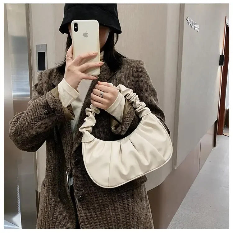 Cloud Pleated Handlebags Designer Handbag Women's Single Crossbody Dumpling Tote Armpit Bag Shopping Shoulder Bags Underarm Bag