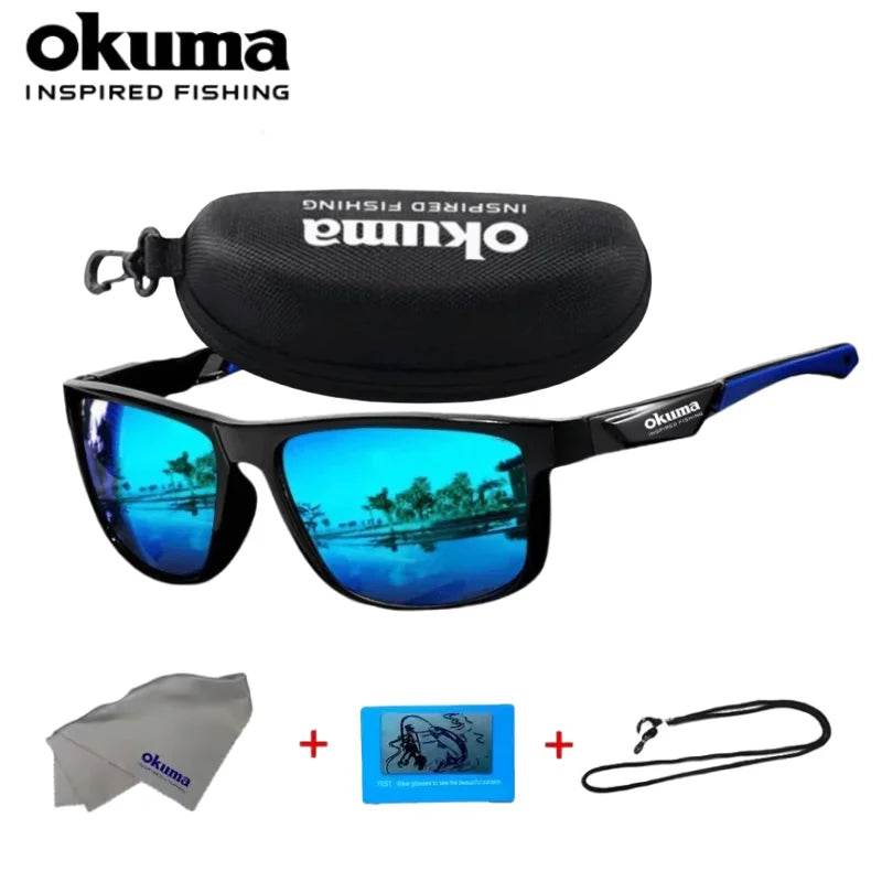 Okuma Fashion Polarized Glasses UV400, Anti UV, Glare and Strong Light, Suitable for Cycling, Driving, Fishing, Etc