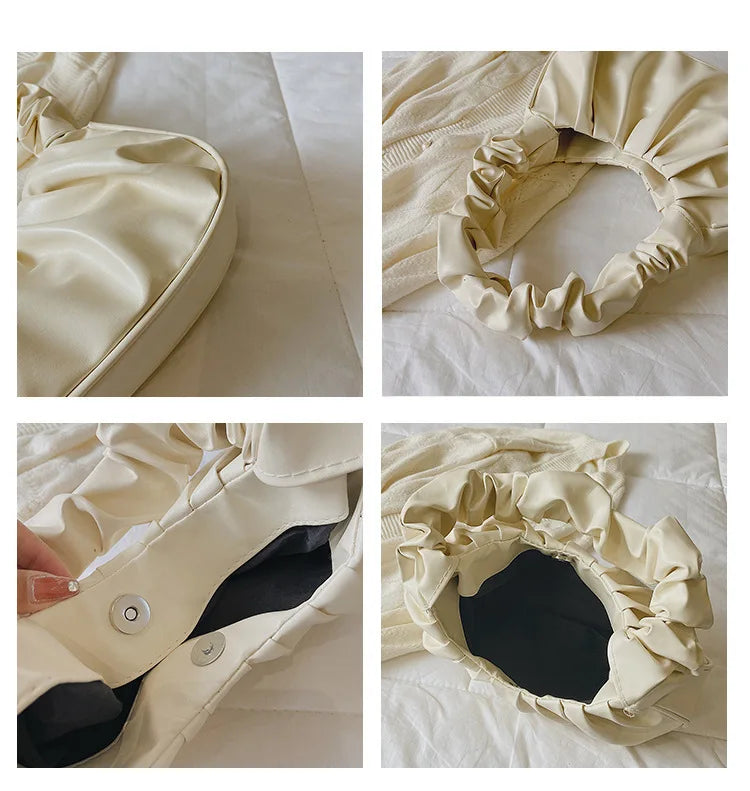 Cloud Pleated Handlebags Designer Handbag Women's Single Crossbody Dumpling Tote Armpit Bag Shopping Shoulder Bags Underarm Bag